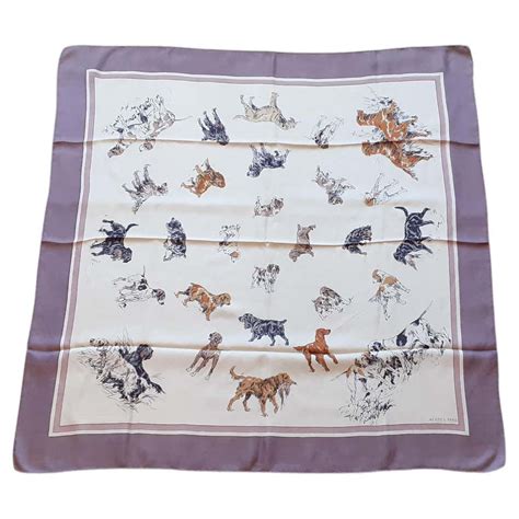 hermes scarf dog|Hermes scarf horse motif.